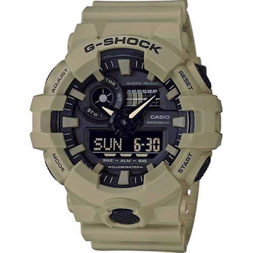 Image of G-Shock beige resin med stål quartz multifunktion Herre ur fra Casio, GA-700UC-5AER